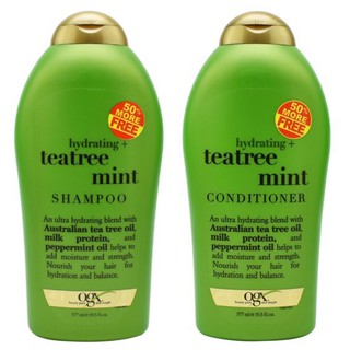 Dầu Gội Và Dầu Xả Hydrating Teatree Mint 577ml - USA