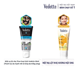Mặt Nạ Lột Nhẹ 50ml Các Loại VEDETTE - Mịn màng và Dưỡng ẩm lâu dài