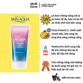 Kem chống nắng nâng tông da Sunplay Skin Aqua Tone Up UV Milk 50g
