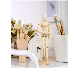 Nhân vật gỗ tạo dáng , vẽ anatomy