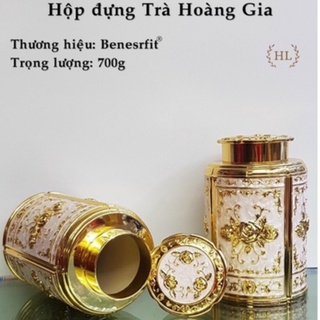 Lọ đựng chè - trà hoàng gia ( Hợp kim đồng - Thủ công)