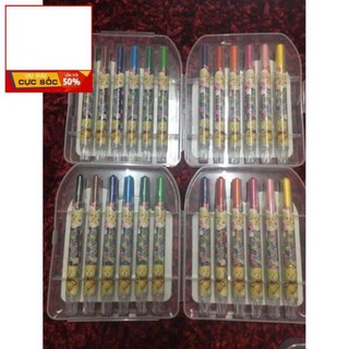 Bút sáp mầu vặn 12 mầu - khách sỉ ib