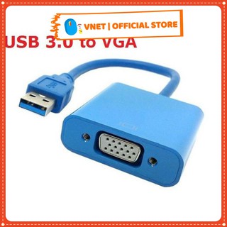[Hàng Loại 1] Cáp chuyển đổi USB 3.0 Sang VGA -Cáp chuyển usb 3.0 - USB sang VGA1