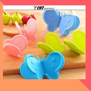 bộ 2 dụng cụ gắp nóng hình bướm kiêm trang trí-1627