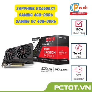 Card màn hình VGA SAPPHIRE PULSE AMD Radeon™ RX 6500 XT 4GB GDDR6