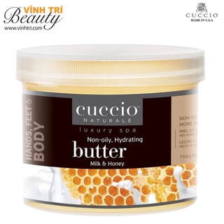 Sáp dưỡng thể Cuccio tinh chất sữa &amp; mật ong 750g (32 Oz.)