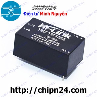 [1 CÁI] Module Nguồn HLK-PM12 AC-DC 220VAC to 12VDC