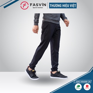 Quần gió nam Fasvin DC20424.1.HN gấu bo vải gió thể thao cao cấp phom dáng đẹp hàng nhà máy.