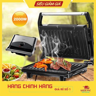 Máy kẹp sandwich, nướng bánh mỳ, làm bánh Sokany công suất 2000w