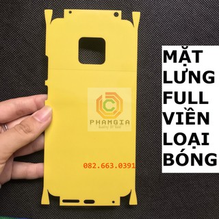 Dán PPF Huawei Mate 20 Pro bóng, nhám cho màn hình, mặt lưng, full lưng viền siêu bảo vệ