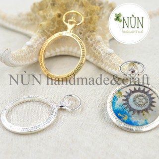 Khung Kim Loại - Charm Kim Loại Khung Đồng Hồ Tròn