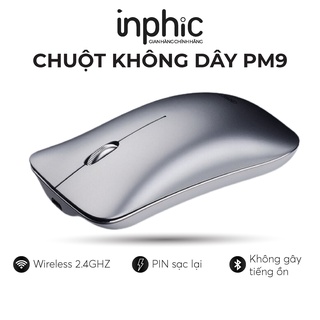 Chuột Không Dây INPHIC PM9 Có Thể Sạc Lại Dùng Cho Máy Tính Xách Tay Macbook PC - Chính Hãng