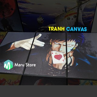 Tranh Canvas Trafalgar Law Cực Ngầu - One Piece - Dùng Để Treo Tường