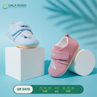 Giày tập đi chuẩn y khoa đế cao su non bé trai siêu mềm nhẹ chống trơn trượt con đom đóm 5470 Uala Rogo