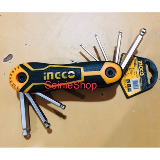 Bộ lục giác xếp 8 chi tiết ingco