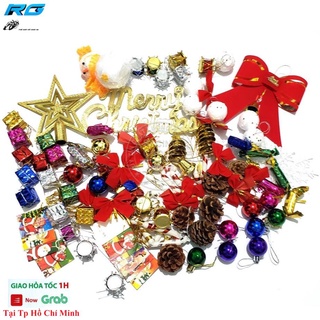 Phụ Kiện Trang Trí Noel Trang Trí Giáng Sinh Noel Cây Thông Có Thiệp Giáng Sinh Quả Châu Trang Trí Và Nhiều Đồ Trang Trí