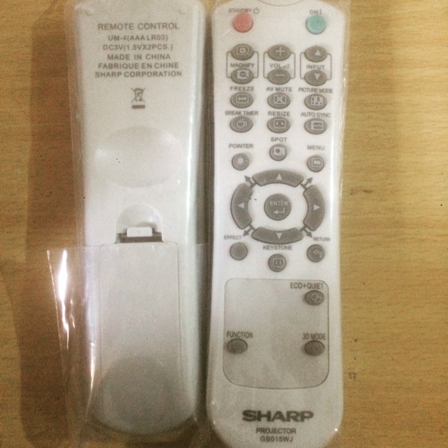Điều khiển máy chiếu sharp