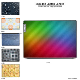 Skin dán Laptop Lenovo in hình Hoa văn sticker nhiều mẫu 36 (inbox mã máy cho Shop)
