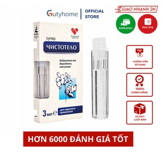 Gel tẩy nốt ruồi, mụn cóc, mụn thịt, tàn nhang, sẹo lồi Develinil của Nga