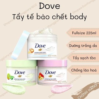 Dove Tẩy Da Chết Body 𝘿𝙤𝙫𝙚 𝙀𝙭𝙛𝙤𝙡𝙞𝙖𝙩𝙞𝙣𝙜 𝘽𝙤𝙙𝙮 𝙎𝙘𝙧𝙪𝙗 𝙋𝙤𝙢𝙚𝙜𝙧𝙖𝙣𝙖𝙩𝙚 𝙎𝙚𝙚𝙙𝙨 &amp; 𝙎𝙝𝙚𝙖 𝘽𝙪𝙩𝙩𝙚𝙧 (Có sẵn)