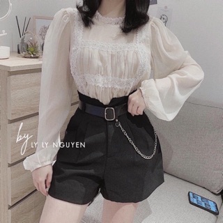 Quần sooc kèm belt xích hàng Quảng Châu