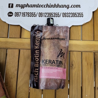 (Chính hãng) Hấp túi Masaroni keratin treatment mask 500ml