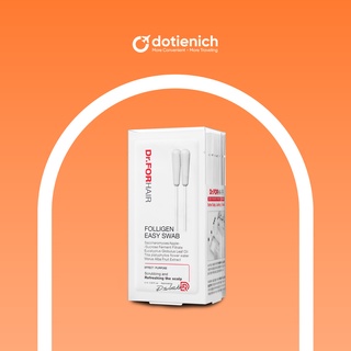 Tăm bông tẩy tế bào chết da đầu Dr.ForHair làm sạch gàu, bã nhờn Folligen Easy Swab