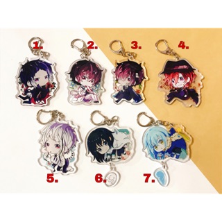 Móc khoá anime Slime và Bungo Stray Dogs