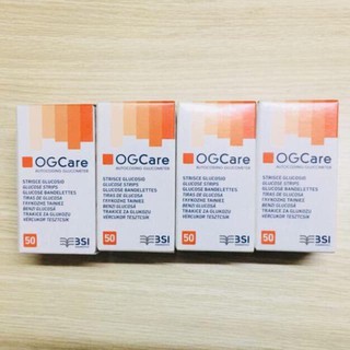 QUE THỬ ĐƯỜNG HUYẾT OGCARE 50 que