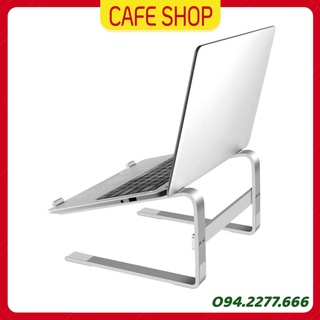L210 - Giá đỡ nâng cao laptop bằng nhôm, hỗ trợ tản nhiệt mã L210, kiêm kê gọn bàn phím ngoài.
