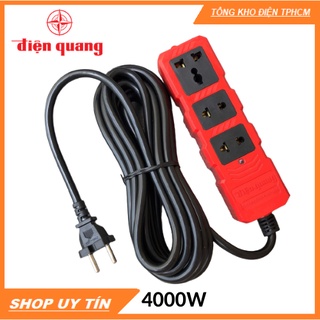 Ổ Cắm Điện Dùng Cho Bếp Từ, Công suất lớn 4000w, Chịu tải cao 2 nồi lẩu, hàng Cao Cấp Điện Quang.