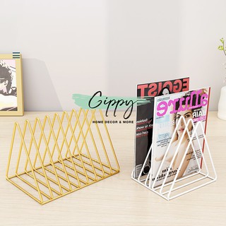 Kệ đựng tài liệu tam giác, giá sách - Phụ kiện trang trí - Gippy Decor