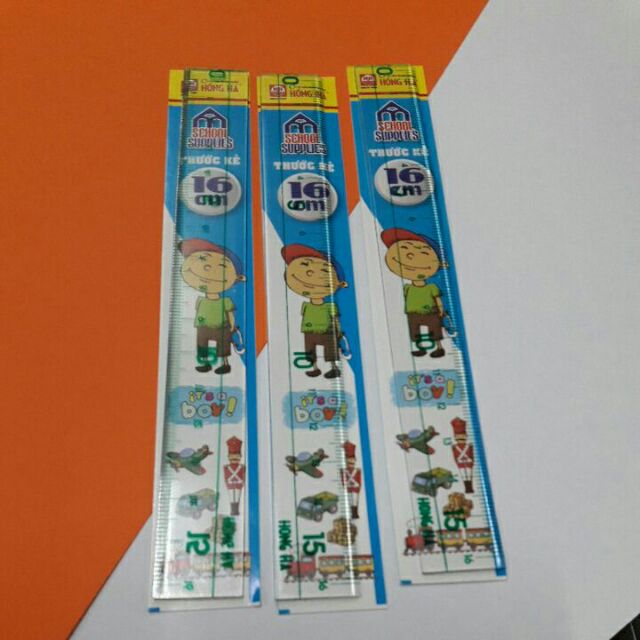 Thước kẻ 16cm( 5 cái)