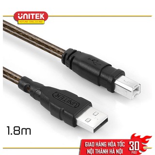 Cáp Máy In Unitek 1,8m Y-C 419A - Hàng Chính Hãng