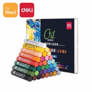 [ DaVinci ] Bút sáp dầu cao cấp Deli - 12/24/36 Màu Sáp - 72133