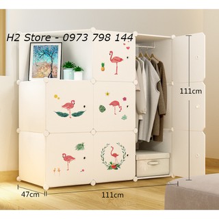 [SIÊU HOT] TỦ NHỰA LẮP GHÉP 9 Ô ( GỒM 1 KỆ GÓC) TRẮNG CỬA CON HẠC ĐỂ ĐỒ CHO BÉ ĐA NĂNG THÔNG MINH sâu 47cm