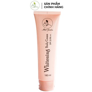 Kem dưỡng toàn thân MiniGarden Whitening Body Cream SPF 25 PA ++ dưỡng làn da sáng hồng PV1007
