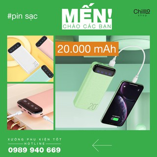 Cục Sạc Dự Phòng REMAX 20.000mAh - Pin Sạc Dự Phòng Chính Hãng WK WP-163