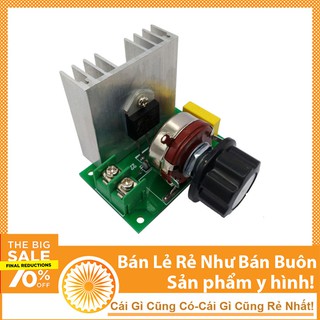 Module Điều Chỉnh Điện Áp Cao Dimmer 4000W 2P Không Vỏ