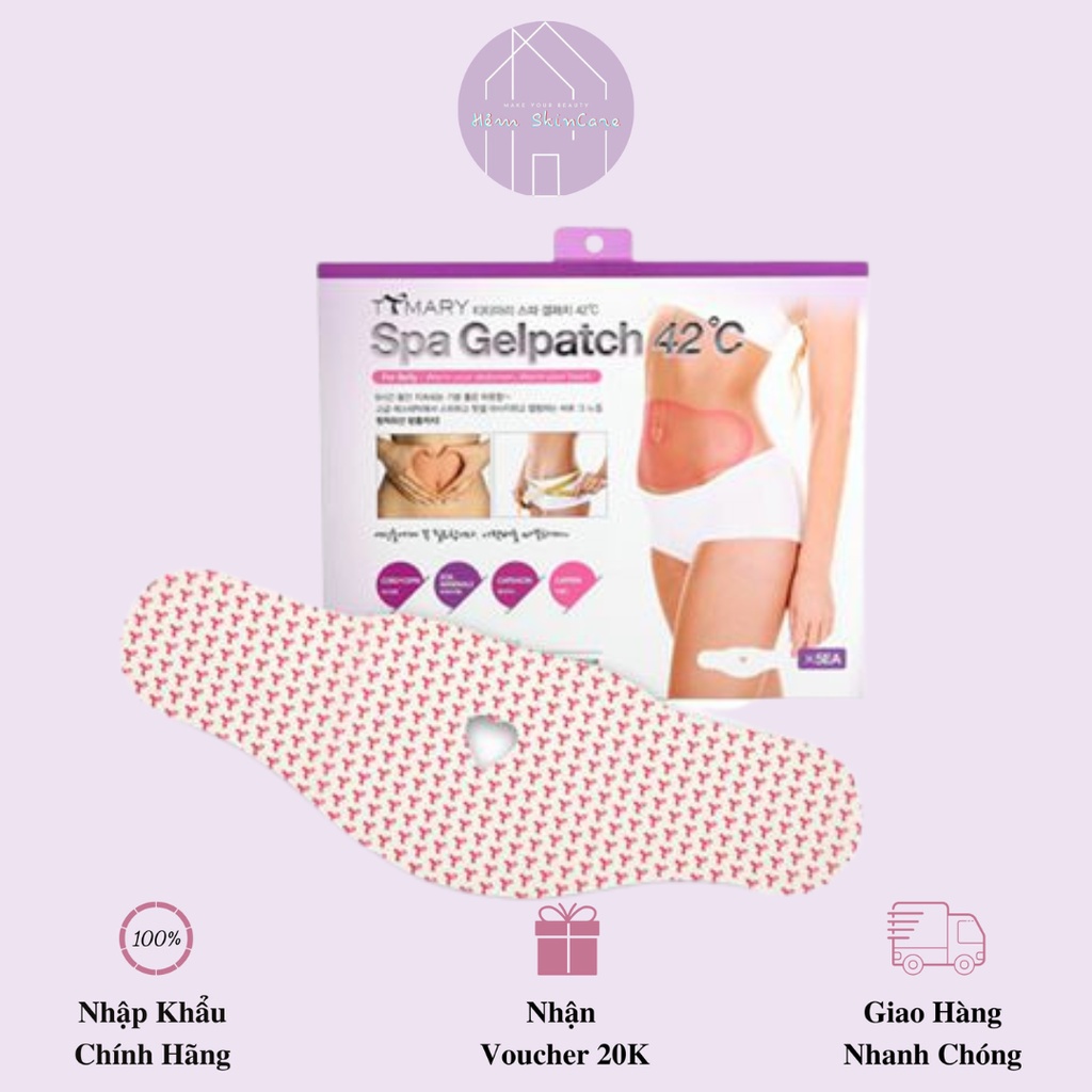 Spa Gel Patch - Miếng Dán Tan Mỡ Bụng 42 độ