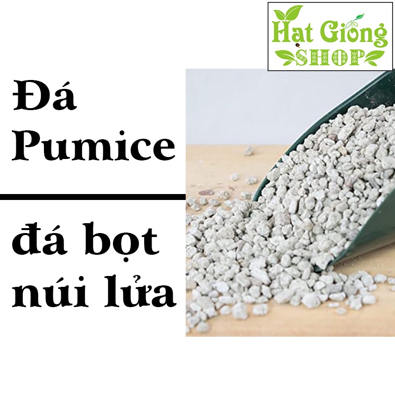 Đá Pumice-Đá bọt núi lửa - ( túi 1-kg)