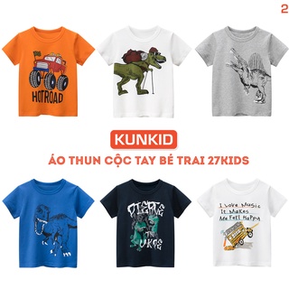 Áo phông bé trai bé gái - Áo thun bé trai Kunkid