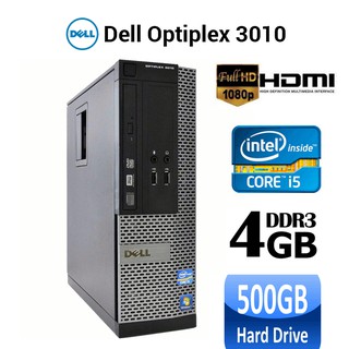 Case máy tính DELL Optiplex 3010 core i5 2400, ram 8GB, ổ cứng 500GB, HDMI, DVD. Tặng usb thu wifi. Hàng Nhập Khẩu.