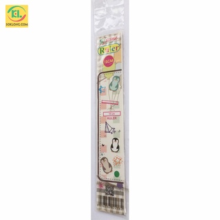 Thước kẻ Klong dài 15cm cứng cáp MS 438