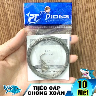 Dây Cáp Câu Cá PIONEER 10 Mét - Thẻo Cáp Câu Cá, Sợi Cáp Câu Cá, Cáp Câu Bình, Dây Cáp Thép,...