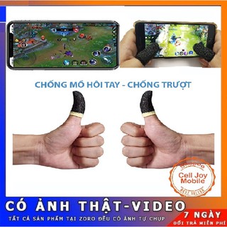[ SIÊU HOT ] Bộ bao 2 ngón tay chuyên dụng chơi game mobile PUBG, Liên quân... chống ra mồ hôi tay