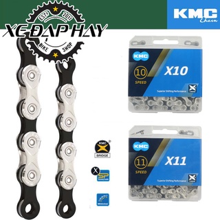 Xich Xe Đạp Thể Thao KMC X10, X11 116L Full Box | Xích Chuyên Dùng Cho Xe Đạp Líp 10 hoặc 11 Tầng Líp