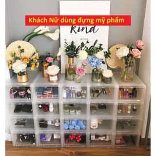 KỆ ĐỂ MỸ PHẨM- KỆ MINI- KỆ CHIA ĐỒ ĐA NĂNG. HỘP ĐƯNG NHỰA ĐÚC VIÊT NHẬT. BẢO HÀNH 12 THÁNG