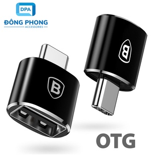 Đầu Chuyển OTG Type C Chính Hãng Baseus, Dùng Được Cho Tất Cả Các Máy Dùng Cổng Type C