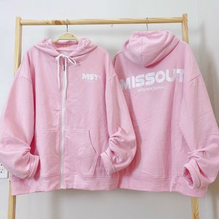 Áo Khoác Nỉ MISSOUT form rộng unisex (Ảnh thật)